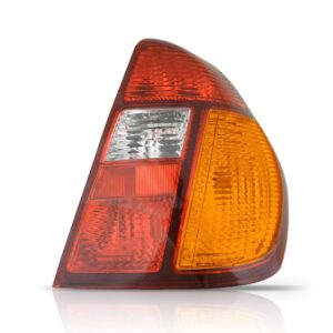 Lanterna Traseira Clio 1999 00 01 2002 Sedan Tricolor Lado Direito