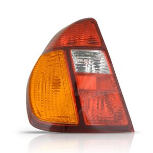 Lanterna Traseira Clio 1999 00 01 2002 Sedan Tricolor Lado Esquerdo