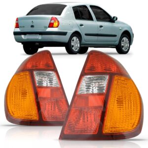 Lanterna Traseira Clio 1999 00 01 2002 Sedan Tricolor Lado Esquerdo