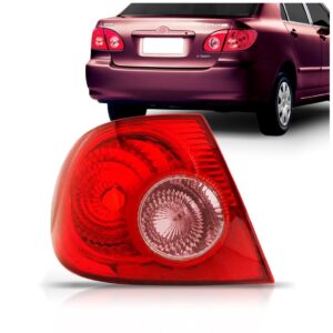 Lanterna Traseira Corolla 03 04 A 07 Sinaleira Rosa Esquerdo Esquerdo/motorista Vermelho