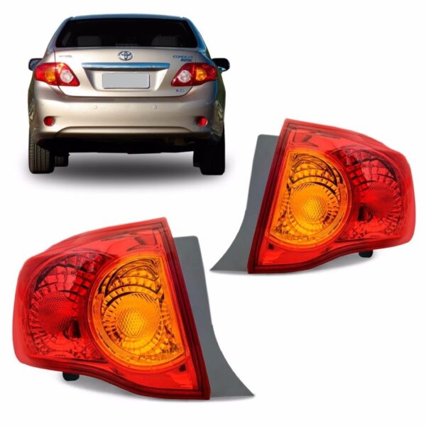 Sinaleira Traseira Corolla 2008 2009 2010 2011 Canto Lado Esquerdo