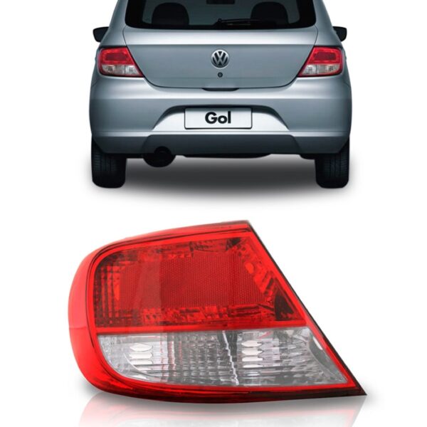 Lanterna Traseira Gol G5 Gv Cristal 2008 2009 2010 2011 2012 Lado Esquerdo