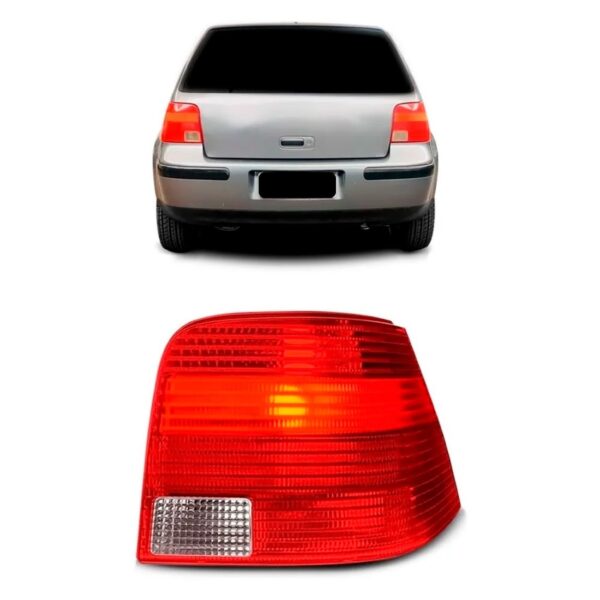 Lanterna Traseira Golf 1998 1999 2001 2002 Tricolor Promoção Lado Direito
