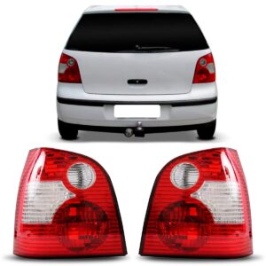 Lanterna Traseira Polo Hatch Tricolor 2003/2006 Lado Esquerdo