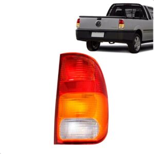 Lanterna Traseira Para Saveiro Gii 1997 1998 A 2005 Tricolor Lado Direito