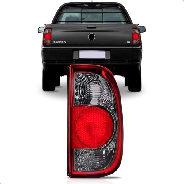 Lanterna Saveiro G4 2006 2007 2008 2009 Fumê Unidade Lado Direito