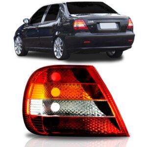 Lanterna Siena 2001 2002 2003 G2 Fire Tricolor Esquerda Esquerdo Vermelho