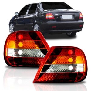 Lanterna Siena 2001 2002 2003 G2 Fire Tricolor Esquerda Esquerdo Vermelho