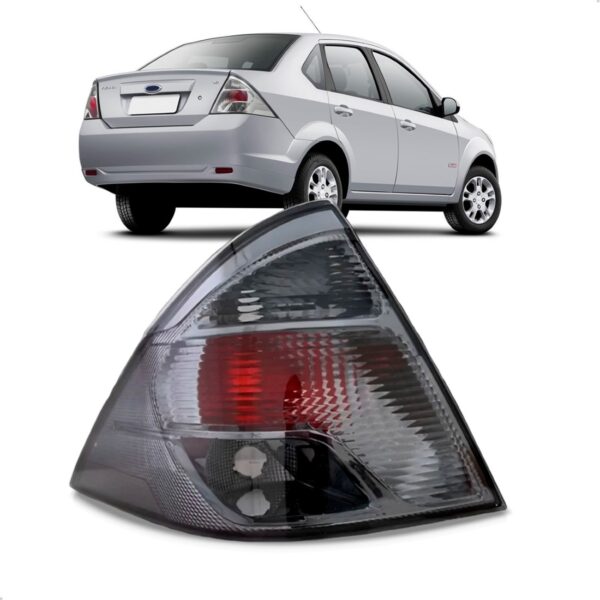 Sinaleira Farol Traseiro Fiesta Sedan Fumê 2010 A 2013 Lado Esquerdo