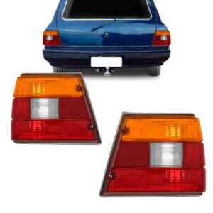 Lanterna Traseira Caravan 1980 A 1992 Tricolor 1ª Linha Esquerdo/motorista Tricolor