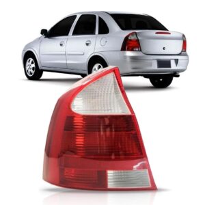 Lanterna Corsa Sedan 03 04 05 2006 2007 Ré Cristal 1ª Linha Esquerdo/motorista