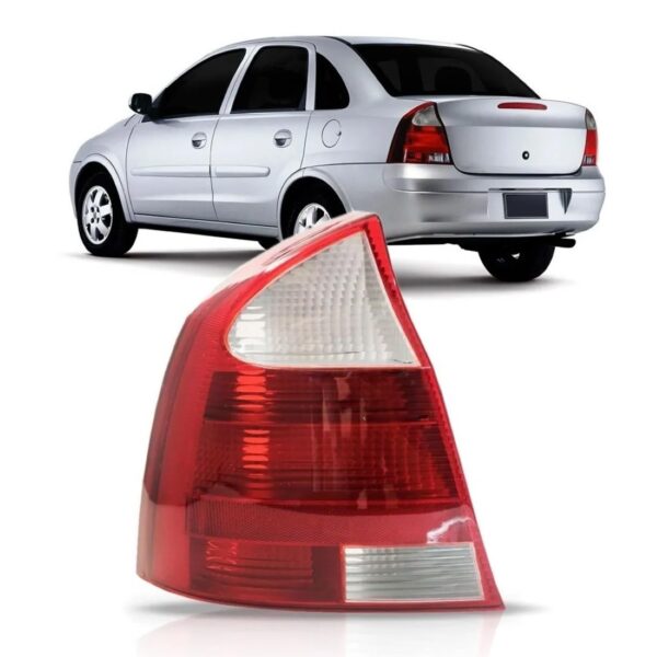 Lanterna Corsa Sedan 03 04 05 2006 2007 Ré Cristal 1ª Linha Esquerdo/motorista