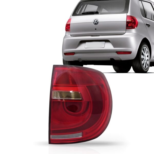 Lanterna Volkswagen Fox 2010 2011 2012 2013 2014 Bicolor Lado Direito