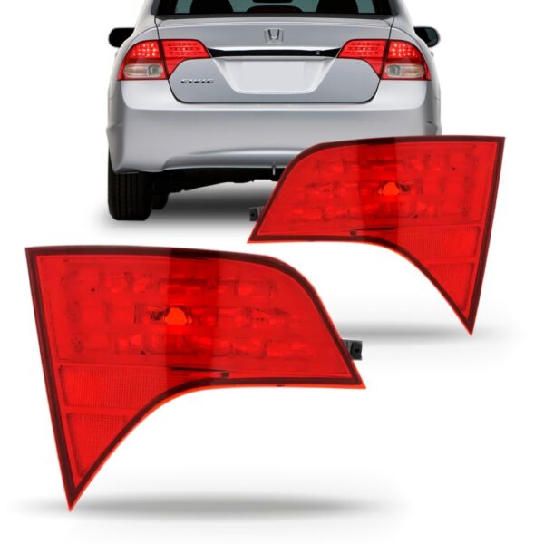 Lanterna New Civic Tampa Mala 2007 2008 2009 2010 2011- Direito