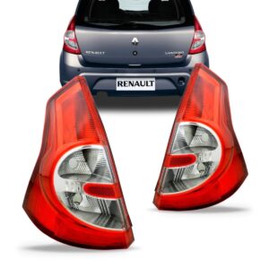 Lanterna Traseira Sandero Bicolor 07 2008 2009 2010 1ª Linha Esquerdo