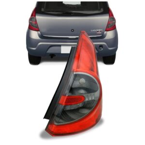 Lanterna Traseira Sandero 2007 2008 2009 2010 Fumê Lado Direito