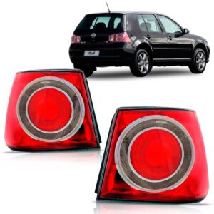 Lanterna Traseira Golf Bicolor 07 08 09 10 11 12 13 Esquerda - Esquerdo - Vermelho