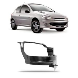 Oculos Frontal Peugeot 206 Direito Preto