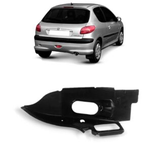 Alojamento Traseiro Lanterna Para Peugeot 206 2007 A 2011 Le