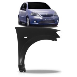 Paralama Citroen C3 2003 04 05 06 07 08 09 10 11 12 Direito Dianteiro