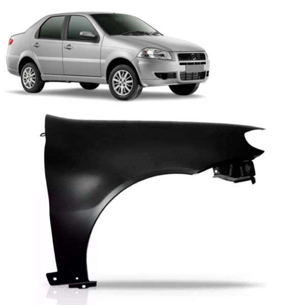 Paralama Palio Siena Flex 2004 2005 2006 2007 2008 Lado Direito