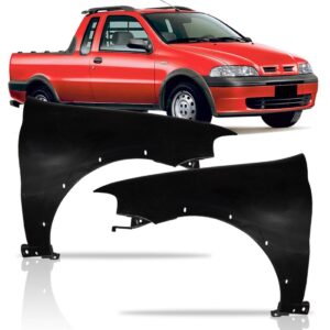 Paralama Strada Fire 2001 2002 2003 2004 C/ Furos Palio Adv Lado Esquerdo