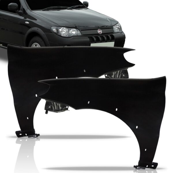 Paralama Strada Fiat 2004 A 2007 Adventure Com Furo Ld - - Direito