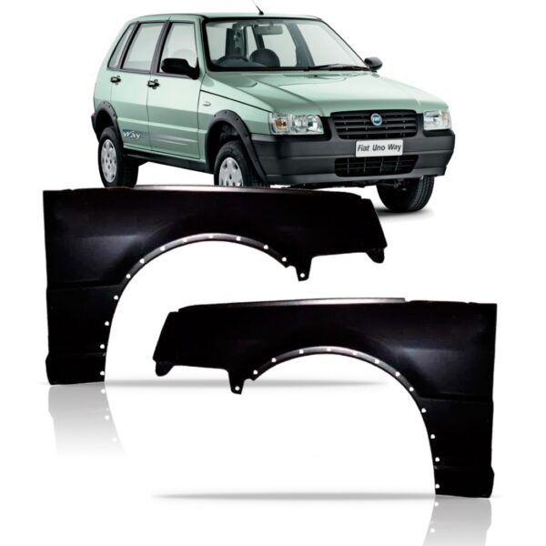 Paralama Uno Way 2005 2006 2007 2008 2009 2010 ( C/ Furo ) Lado Direito