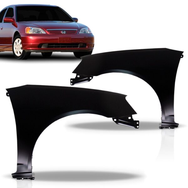 Paralama Civic 2001 2002 2003 01 02 03 Honda Direito Direito
