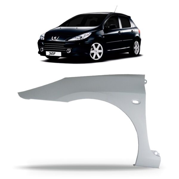 Paralama Peugeot 307 2007 2008 2009 2010 2011 Esquerdo Esquerdo