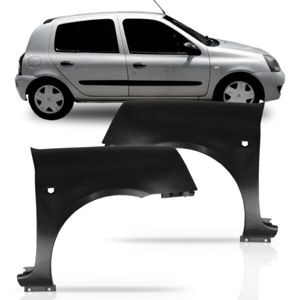 Paralama Renault Clio 2003 04 05 06 07 08 09 10 2011 Le Dianteira Esquerda Esquerdo