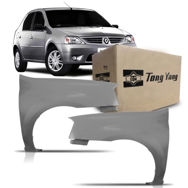 Paralama Logan 2007 2008 2009 2010 11 12 2013 Ld Tong Yang Dianteira Direita