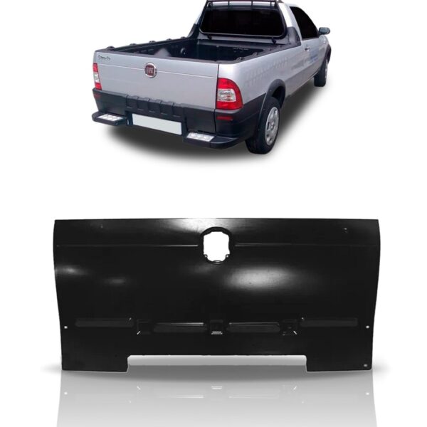 Tampa Caçamba Strada Fire 2004 2005 2006 2007 2008 Traseira Preto