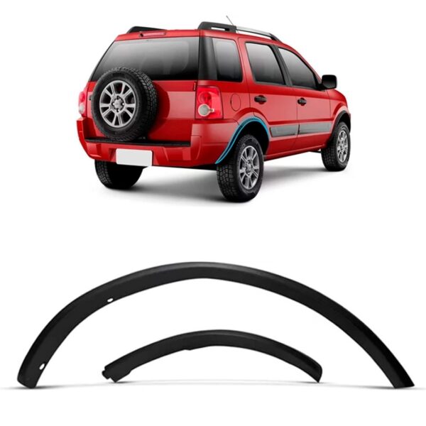 Moldura Roda Ecosport Traseira 2003 A 2012 Completa Lado Direito