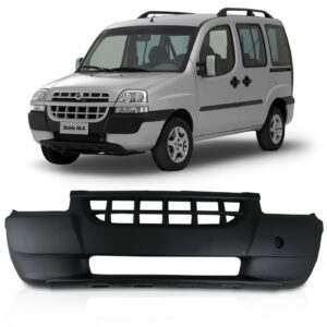 Parachoque Dianteiro Doblo 2001 A 2008 Texturizado Preto
