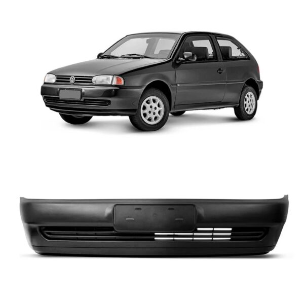 Parachoque Dianteiro Gol Bola G2 Sem Furo 1995 A 1999 2000 Preto