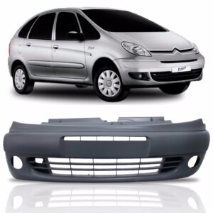 Parachoque Dianteiro Citroen Picasso 99/05 C/ Furo Milha Preto