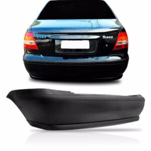 Parachoque Traseiro Fiat Siena 2001 2002 2003 2004 Sem Furo