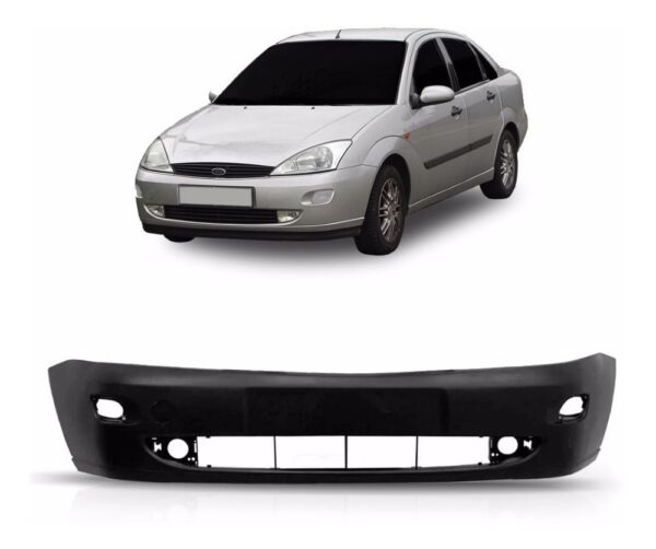 Parachoque Dianteiro Para Focus 1998/02 Primer C/ Sinaleira Preto