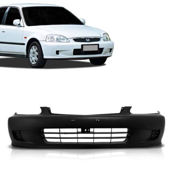 Envolvente Dianteiro Para Civic 1999 2000 Novo Preto