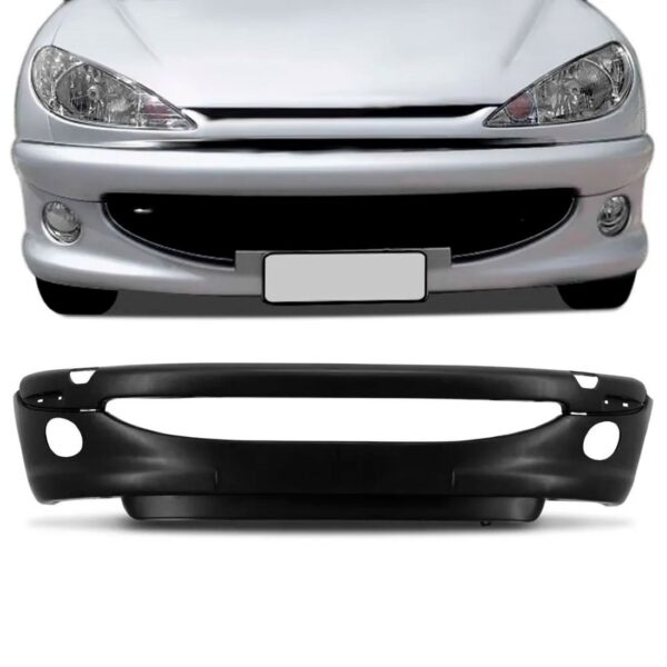 Parachoque Dianteiro 206 C/milha Ano 1999/2003 1a Linha Novo Preto