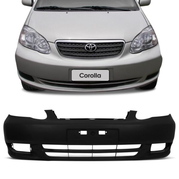 Parachoque Corolla E Fielder 03 2004 Dianteiro Novo Carrara Carrara