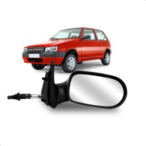 Retrovisor Fiat Uno Fire Flex 02 Portas 2004 A 2013 Lado Direito