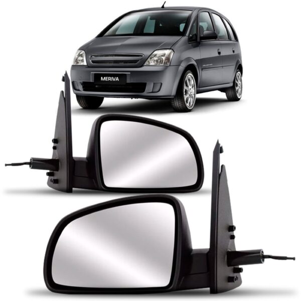 Retrovisor Meriva 2003 A 2012 Controle  Lado Esquerdo