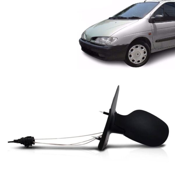 Retrovisor Scenic 96 97 98 99 Renault Scenic Controle Manual Lado Esquerdo