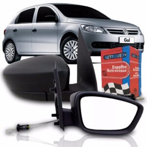 Retrovisor Para Gol Saveiro Gv G5 2010 A 2013 Reg Manual Lado Direito