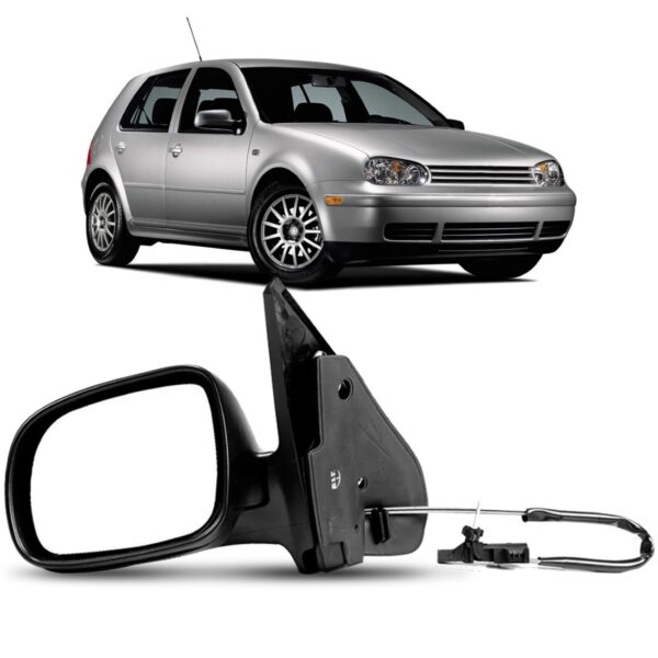 Retrovisor Golf Bora 2000 2001 2002 2003 2004 Controle Base- Lado Esquerdo