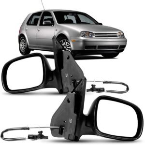 Retrovisor Golf Bora 2000 2001 2002 2003 2004 Controle Base- Lado Esquerdo