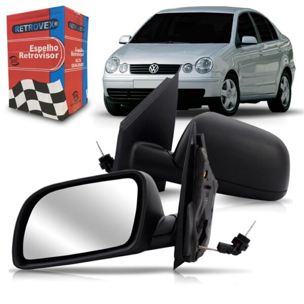 Retrovisor Polo 2003 2004 2005 2006 2007 Manual Ld