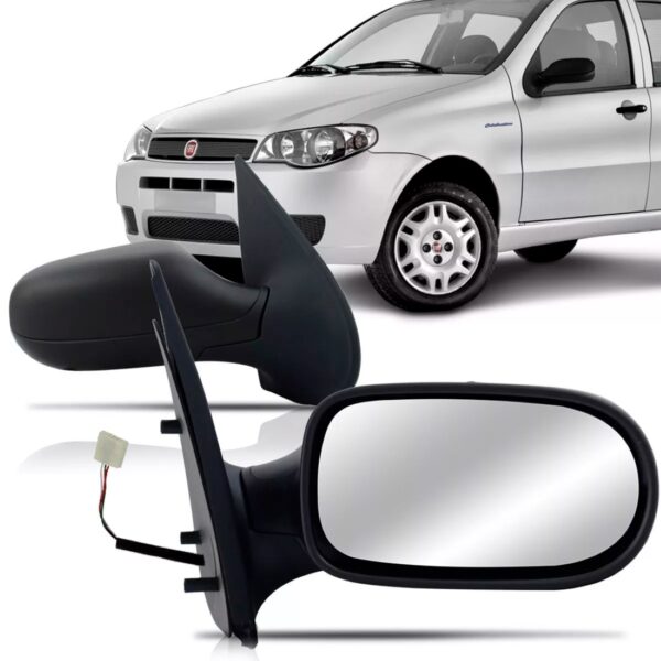 Retrovisor Fiat Palio 2004 2005 2006 2007 2008 Elétrico 4 Po Lado Direito